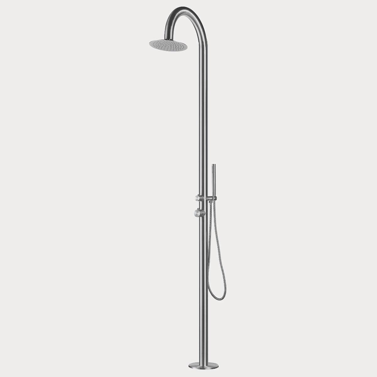 Stellar Build-Your-Own Outdoor Shower 316, Freestanding, Garden, Inox, Marine Grade, Outdoor, Shower, Stainless Steel